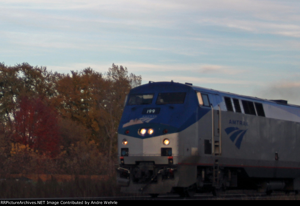 Lingering fall colors and a sunset #7